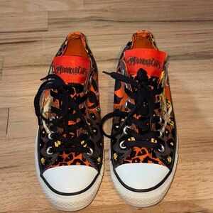Converse Black and Orange Thundercats Sneakers